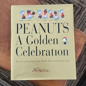 Peanuts A Golden Celebration hardcover book by Charles Schulz